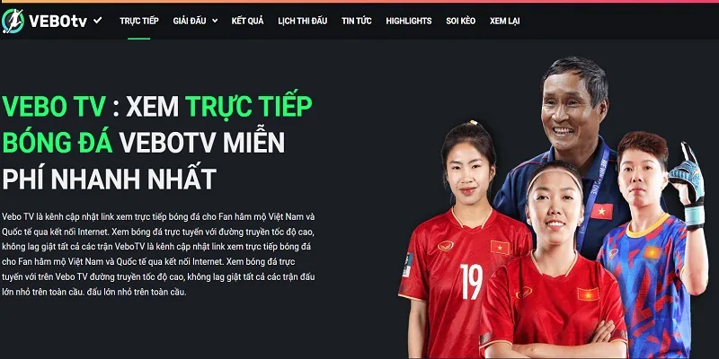 Tận hưởng trực tiếp bóng đá Vebotv: Link vebo2.org hướng dẫn chi tiết từ A đến Z