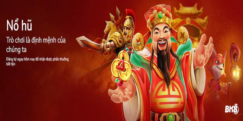 Slots Game BK8 : Sản phẩm yêu thích của dân cược online