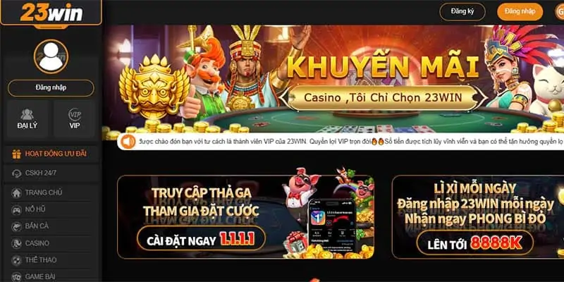 Tải app đăng nhập 23Win tặng 38K_Ưu đãi bất ngờ nhận quà liền tay