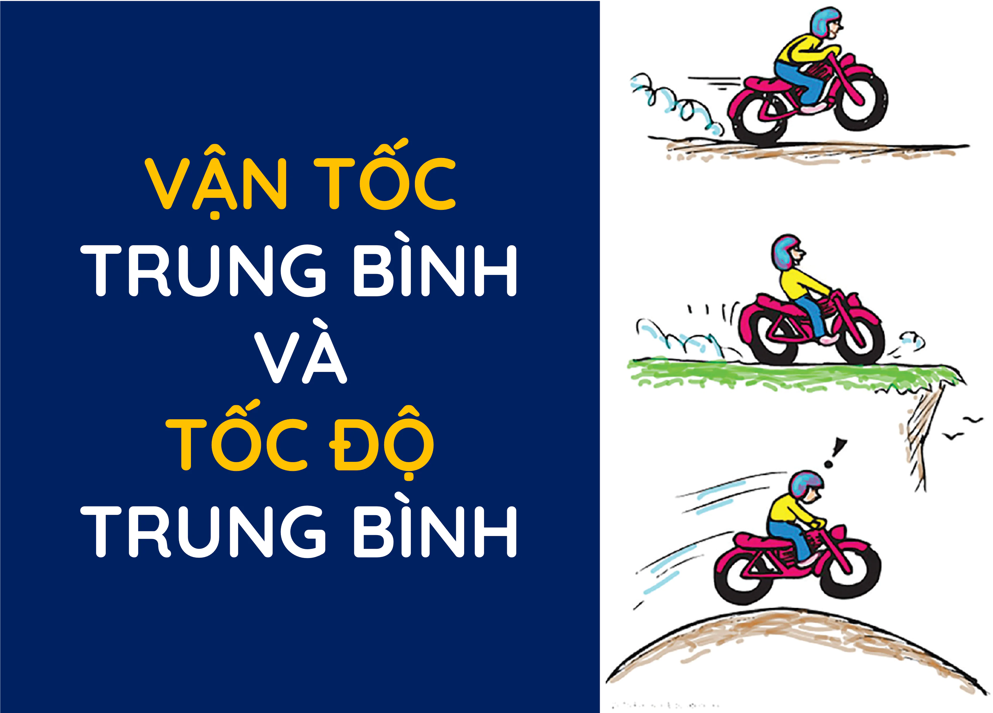 Tốc độ trung bình và vận tốc trung bình.